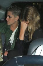 KRISTEN STEWART and STELLA MAXWELL Leaves Nice Guy in West Hollywood 06/28/2017