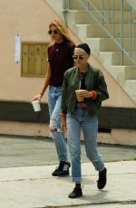 KRISTEN STEWART and STELLA MAXWELL Out for Coffee in West Hollywood 06/01/2017