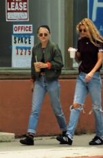 KRISTEN STEWART and STELLA MAXWELL Out for Coffee in West Hollywood 06/01/2017