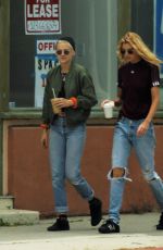 KRISTEN STEWART and STELLA MAXWELL Out for Coffee in West Hollywood 06/01/2017