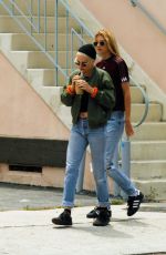 KRISTEN STEWART and STELLA MAXWELL Out for Coffee in West Hollywood 06/01/2017