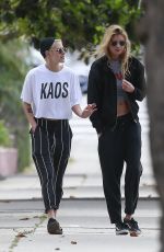 KRISTEN STEWART and STELLA MAXWELL Out for Lunch in Studio City 06/08/2017