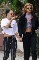KRISTEN STEWART and STELLA MAXWELL Out for Lunch in Studio City 06/08/2017