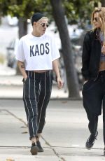 KRISTEN STEWART and STELLA MAXWELL Out in Silverlake 06/08/2017