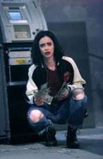 KRYSTEN RITTER and RACHAEL TAYLOR on the Set of Jessica Jones in New York 06/22/2017