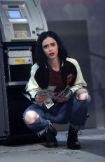KRYSTEN RITTER and RACHAEL TAYLOR on the Set of Jessica Jones in New York 06/22/2017