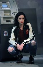 KRYSTEN RITTER and RACHAEL TAYLOR on the Set of Jessica Jones in New York 06/22/2017