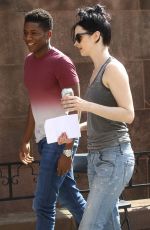 KRYSTEN RITTER on the Set of Jessica Jones Season 2 in New York 06/14/2017