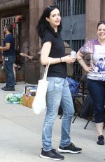 KRYSTEN RITTER on the Set of Jessica Jones Season 2 in New York 06/14/2017