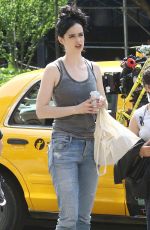 KRYSTEN RITTER on the Set of Jessica Jones Season 2 in New York 06/14/2017