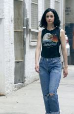 KRYSTEN RITTER on the Set of Jessica Jones Season 2 in New York 06/23/2017