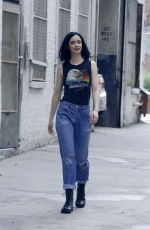 KRYSTEN RITTER on the Set of Jessica Jones Season 2 in New York 06/23/2017