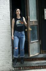 KRYSTEN RITTER on the Set of Jessica Jones Season 2 in New York 06/23/2017