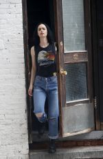 KRYSTEN RITTER on the Set of Jessica Jones Season 2 in New York 06/23/2017