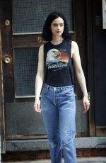 KRYSTEN RITTER on the Set of Jessica Jones Season 2 in New York 06/23/2017