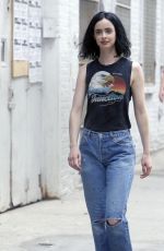 KRYSTEN RITTER on the Set of Jessica Jones Season 2 in New York 06/23/2017