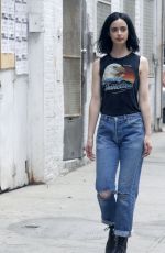 KRYSTEN RITTER on the Set of Jessica Jones Season 2 in New York 06/23/2017