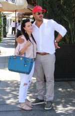 KYLE RICHARDS and Mauricio Umansky at Il Pastaio in Beverly Hills 06/25/2017