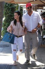 KYLE RICHARDS and Mauricio Umansky at Il Pastaio in Beverly Hills 06/25/2017