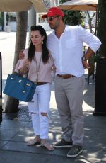 KYLE RICHARDS and Mauricio Umansky at Il Pastaio in Beverly Hills 06/25/2017