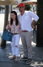 KYLE RICHARDS and Mauricio Umansky at Il Pastaio in Beverly Hills 06/25/2017