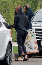 KYLIE JENNER and Travis Scott Outside Travis