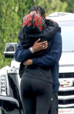 KYLIE JENNER and Travis Scott Outside Travis