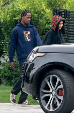 KYLIE JENNER and Travis Scott Outside Travis
