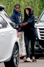 KYLIE JENNER and Travis Scott Outside Travis