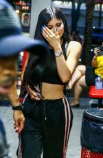 KYLIE JENNER Arrives at Miami Flinga Licking in Miami 06/06/2017