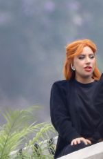 LADY GAGA on the Set of A Star is Born in Los Angeles 06/05/2017