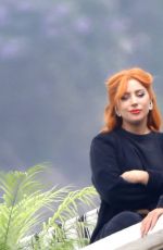 LADY GAGA on the Set of A Star is Born in Los Angeles 06/05/2017