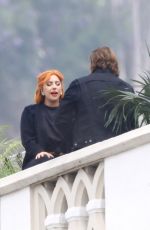 LADY GAGA on the Set of A Star is Born in Los Angeles 06/05/2017