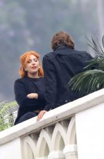 LADY GAGA on the Set of A Star is Born in Los Angeles 06/05/2017