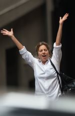LADY GAGA on the Set of A Star is Born in Los Angeles 06/06/2017