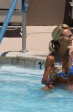 LADY VICTORIA HERVEY in Bikini at a Pool in Palm Springs 06/06/2017