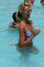 LADY VICTORIA HERVEY in Bikini at a Pool in Palm Springs 06/06/2017