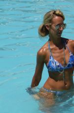 LADY VICTORIA HERVEY in Bikini at a Pool in Palm Springs 06/06/2017