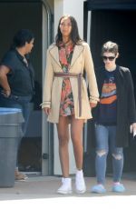 LAIS RIBEIRO on the Set of a Photoshoot in Malibu 06/12/2017