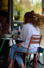 LANA DEL REY Out for Lunch with Friends in Los Angeles 06/14/2017