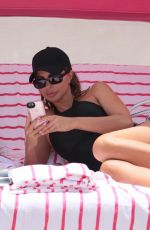 LARSA PIPPEN in Swimsuit on the Beach in Miami 06/11/2017