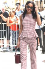 LAURA HARRIER Arrives at AOL Studios in New York 06/26/2017