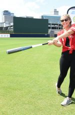 LAUREN ALAINA at 27th Annual City of Hope Celebrity Softball Game in Nashville 06/10/2017