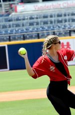 LAUREN ALAINA at 27th Annual City of Hope Celebrity Softball Game in Nashville 06/10/2017