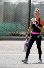 LAUREN GOODGER Leaves a Gym in Essex 06/15/2017