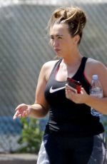 LAUREN GOODGER Leaves a Gym in Essex 06/15/2017