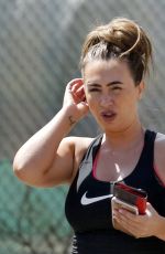 LAUREN GOODGER Leaves a Gym in Essex 06/15/2017