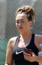 LAUREN GOODGER Leaves a Gym in Essex 06/15/2017