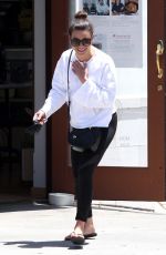 LEA MICHELE at a Nail Salon in Brentwood 06/11/2017