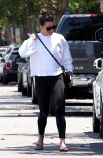 LEA MICHELE at a Nail Salon in Brentwood 06/11/2017